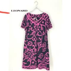 極美品 LEONARD レオナール コットン ペイズリー 花柄のサムネイル