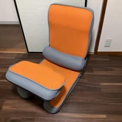 NITORI ニトリ ゲーミング座椅子 オレンジ グレー - メルカリ