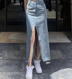 Diante REMAKE DENIM SKIRT BLU Sのサムネイル