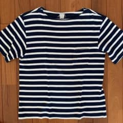 値下げ　YAECA ヤエカ　ボーダー ポケット Tシャツのサムネイル