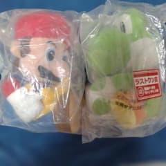 一番くじ スーパーマリオ マリオ＆ヨッシー ぬいぐるみセット - メルカリ