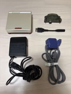 【動作確認済】GBASP ファミコンカラー 純正充電器・周辺機器フルセットのサムネイル