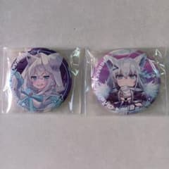 ホロライブ 白上フブキ オンリー缶バッジ 2点セット まとめ売りのサムネイル