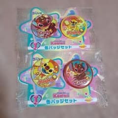 スティッチ ハッピーくじ HAPPYくじ リロイ ルーベン 缶バッジセット