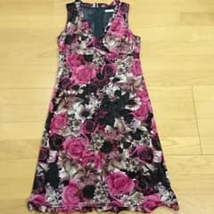 【ゆうたん様専用】レストローズ LEST ROSE 秋冬ベロアワンピース 日本製のサムネイル
