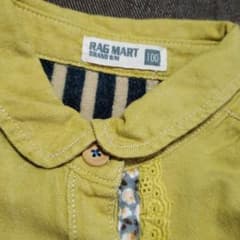 RAG MART　シャツワンピースsize100のサムネイル