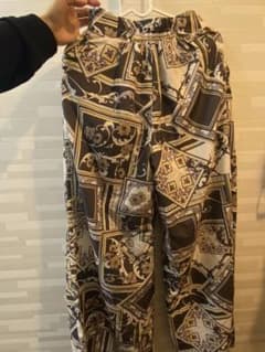 スリット入りワイドパンツ　BARAKのサムネイル
