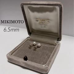 K18刻印】MIKIMOTO アコヤ真珠 ピアス 6.5 ミキモト - メルカリ