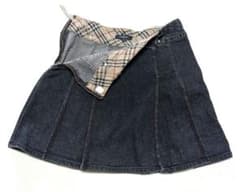BURBERRY LONDON デニムスカート 160A 美品 ノバチェック - メルカリ