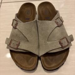 BIRKENSTOCK スエード ダブルバックルサンダル 38のサムネイル