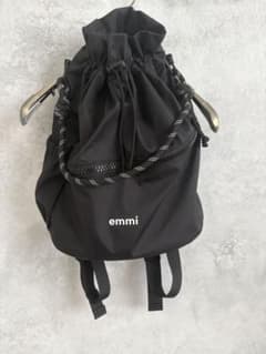 emmi リュック バックパック ブラックのサムネイル
