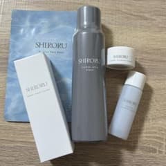 新品・未使用】SHIRORU クリスタルホイップブラック 洗顔料セット
