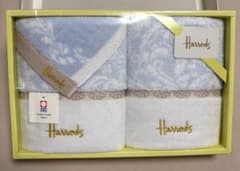 【新品】ハロッズ 今治タオルセット ロゴ刺繍 箱なし Harrodsのサムネイル