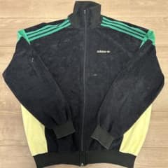 フランス製 adidas 80s ventex ベロア トラックジャケット - メルカリ