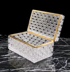 オールド・バカラ 1890年 大型 ディアマン・ピエーリー ジュエリーボックス オールド・バカラ 1890年 大型 ディアマン・ピエーリー ジュエリーボックス