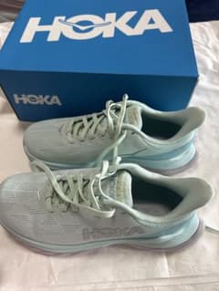 【新品・未使用】HOKA MACH スニーカー ライトブルーのサムネイル