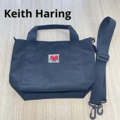 Keith Haring 2WAY ショルダーバッグ ブラック - 4