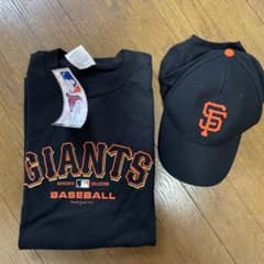 GIANTS ブラック Tシャツ ➕キャップのサムネイル