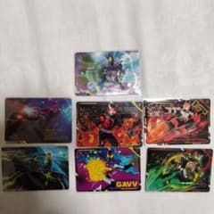 仮面ライダー スクラッチカードダス 7枚セットのサムネイル