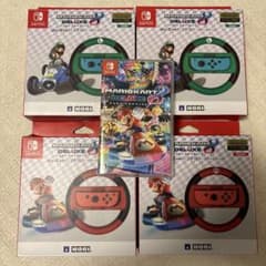 マリオカート8 デラックス Joy-Conハンドルセット - メルカリ