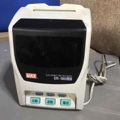 MAX ER-180 UD 電子タイムレコーダー ジャンク - メルカリ
