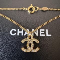 千*丸様 CHANEL シャネル ココマーク ラインストーン ネックレス 刻印あ 千*丸様 CHANEL シャネル ココマーク ラインストーン ネックレス 刻印