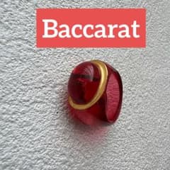 Baccarat Ring バカラリング クリスタルガラス 約15号 バカラ指輪 