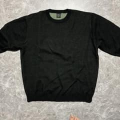 HUF 黒 ニットセーターのサムネイル
