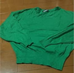 ANAP緑ニットフリーサイズのサムネイル
