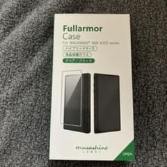 【新品未開梱】NW-A100用ハイブリッドケース+液晶保護ガラスセット　ブラック