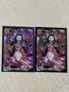 귀멸의 칼날 일륜 배틀 슬래시 슌몬 禰豆子 UR 2장 세트