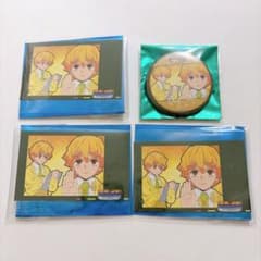 鬼滅の刃 キメツ学園 チェキ風ブロマイド 缶バッジ 我妻善逸 - メルカリ