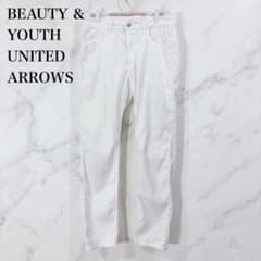 BEAUTY&YOUTH UNITED ARROWS Slim White Pants