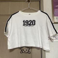 クロップドTシャツ ホワイト Fのサムネイル
