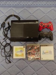 シ*イ様 PlayStation 3 本体 赤黒コントローラー 3本ゲームのサムネイル