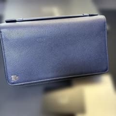 新品未使用/箱付】dunhill ダンヒル オーガナイザー 長財布 ネイビー 
