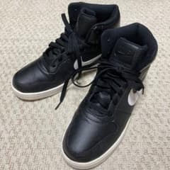 NIKE　ナイキ　エバノン MID  ブラック　ナイキハイカットスニーカーのサムネイル