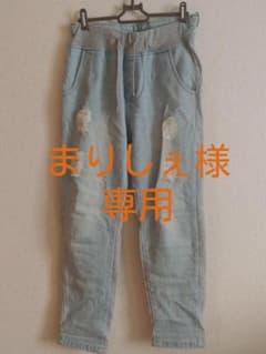 異素材ダメージデニムのサムネイル