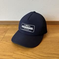 NEIGHBORHOOD ネイバーフッド CAP メッシュキャップ NAVY - メルカリ