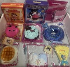⑥ メロジョイ　まとめ売り　ハンバーガー　ドーナッツ　カップケーキ　ワッフル ⑦ メロジョイ まとめ売り 6点セット ドーナツ ハンバーガー ケーキ