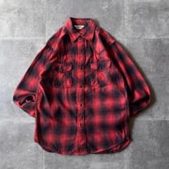 90s FIVE BROTHER ネルシャツ 赤 M A888 オンブレチェック - メルカリ