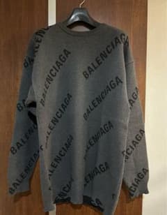 BALENCIAGA グレー ニットセーター XSのサムネイル