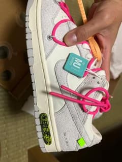 Nike dunk off white lot 17 9.5 27.5 cmのサムネイル