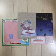 이치 반 쿠지 약 가게 한 사람 당 수건 문구 세트 ①