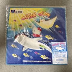 ハローキティ ご当地 ジンベエザメ ハンドタオル海遊館 2003のサムネイル