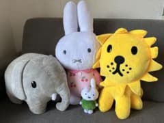 ブルーナ　アニマル　ミッフィー　ぬいぐるみ　マスコット　4点セット