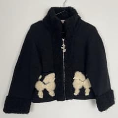 美品　シャーリーテンプル  ニットアウター　トイプードルのサムネイル