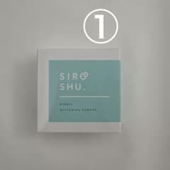 ①【新品未開封】SIROSHU シロッシュ バブルホワイトニングパウダー15g