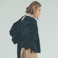 clane 3WAY BACK OPEN GATHER TOPSのサムネイル