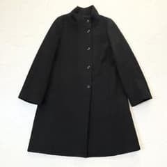 2025AW ✨アナイ シャルムビーバースタンドカラーコート ネイビー 美品